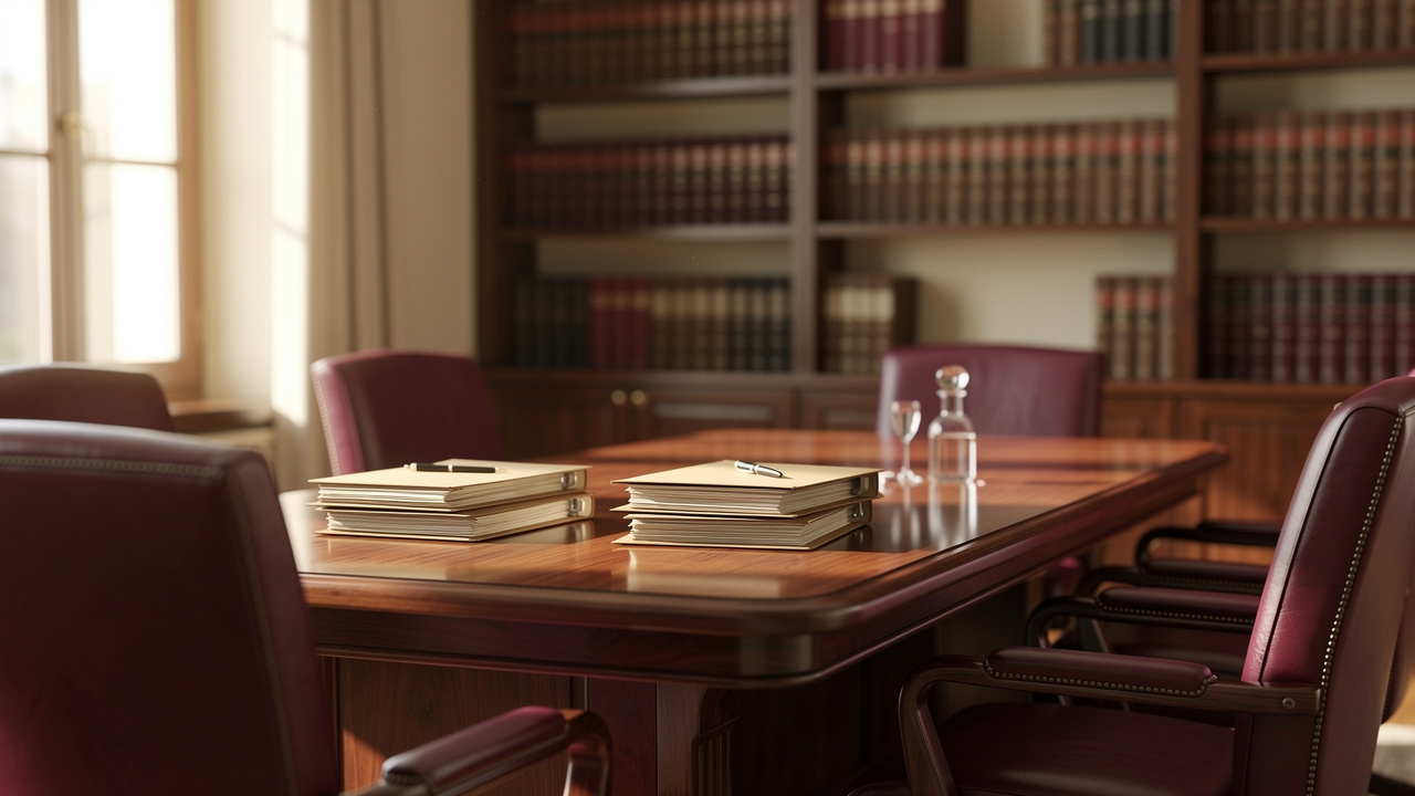Professional law office setting for elder abuse legal consultations