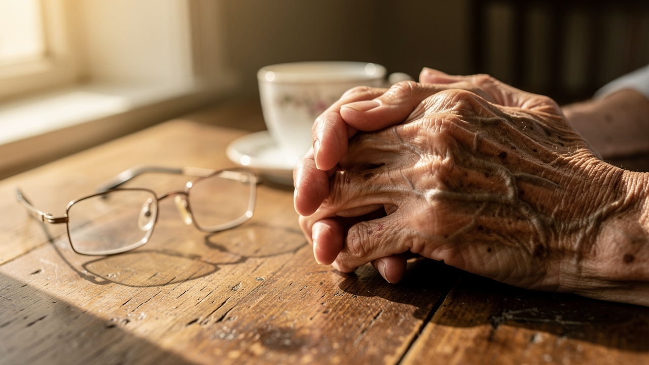 Elderly hands symbolizing senior vulnerability and need for legal protection