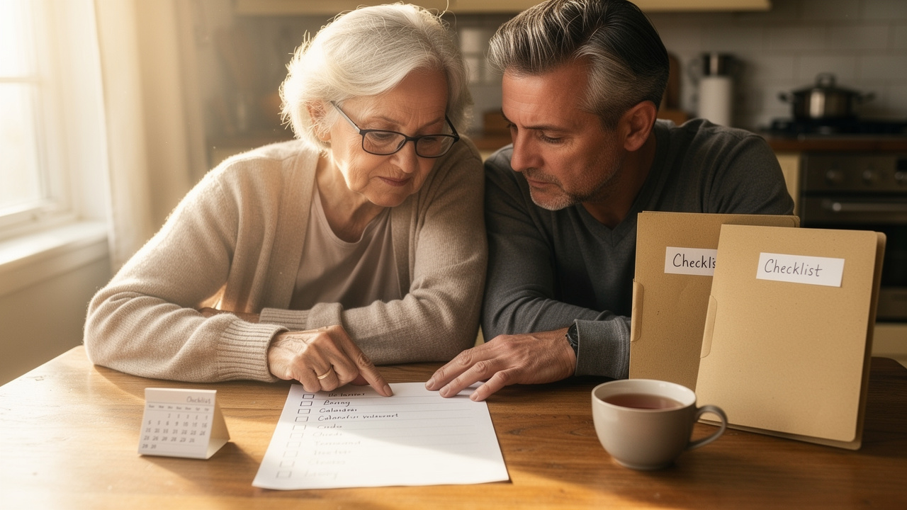 Family discussing which financial planning tool to start first