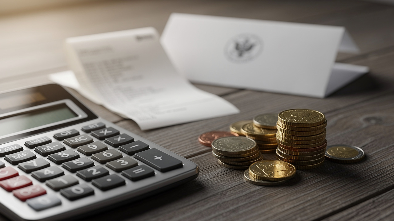 Coins and financial documents representing SSI resource limits