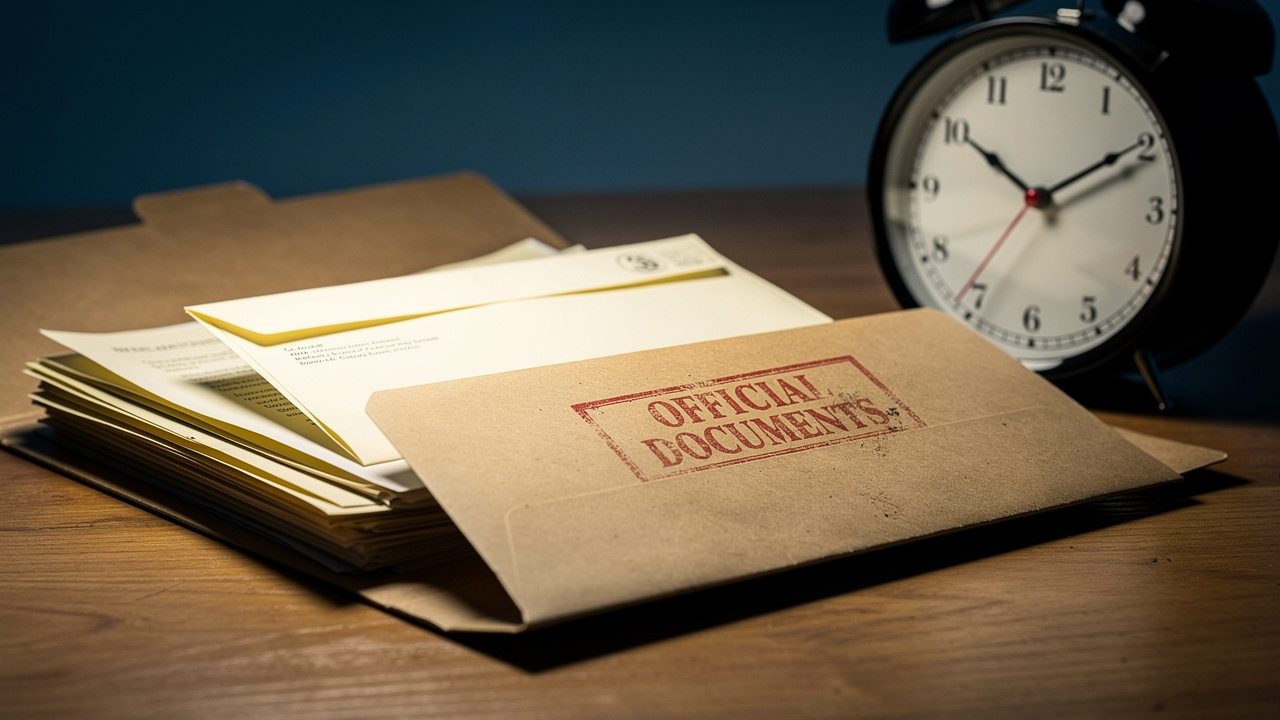 Clock and documents symbolizing urgency in trust planning